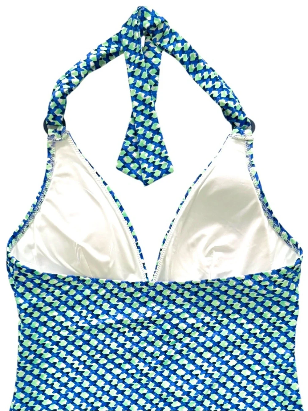 Tommy Bahama Palm Modern Mosaic Pool Ring Tankini Top